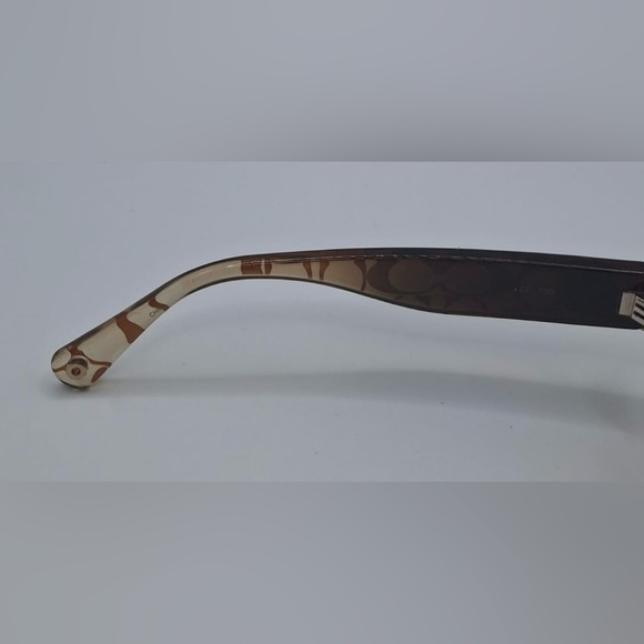 Coach Arlene S615 Brown Oval Sunglasses Frames Only - Picture 8 of 8